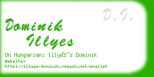 dominik illyes business card